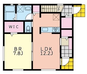 下鶴間貸長屋の物件間取画像